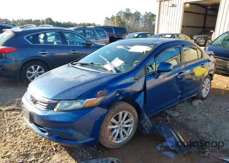 2012 Honda Civic Ex из США, поврежденный, VIN 2HGFB2F88CH502382